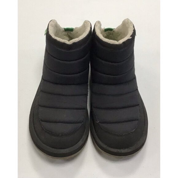 Sanuk Puff N Chill Black Slipper Boot Size 12 🤍 - Picture 1 of 4